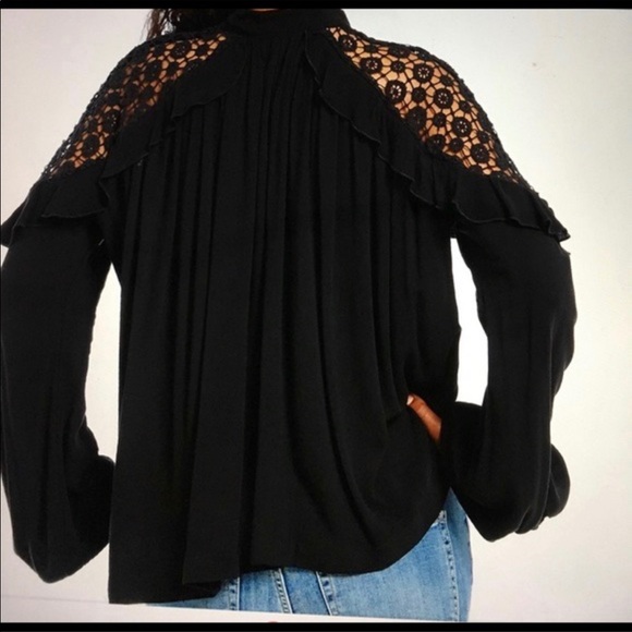 Black Free People Top - Picture 2 of 5